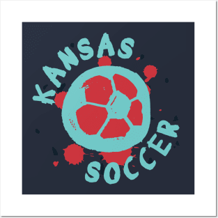 Kansas Soccer 02 Posters and Art